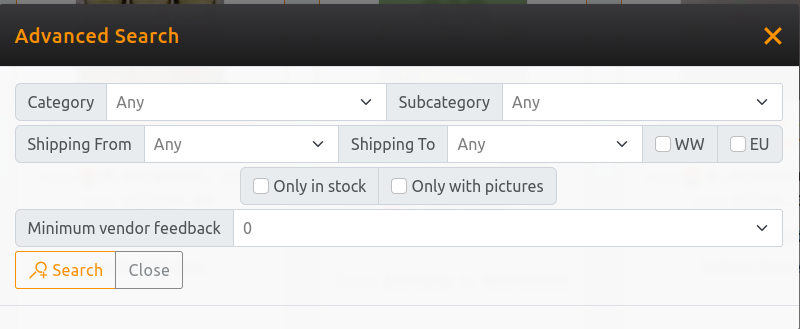 DrugHub market advance payment invoice showing Monero amount and one-time payment address